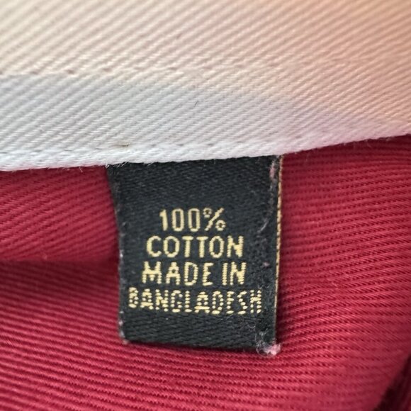 Donald J Trump Signature Collection Men's 16 Dress Shirt Red White Collar & Cuff - Picture 8 of 8